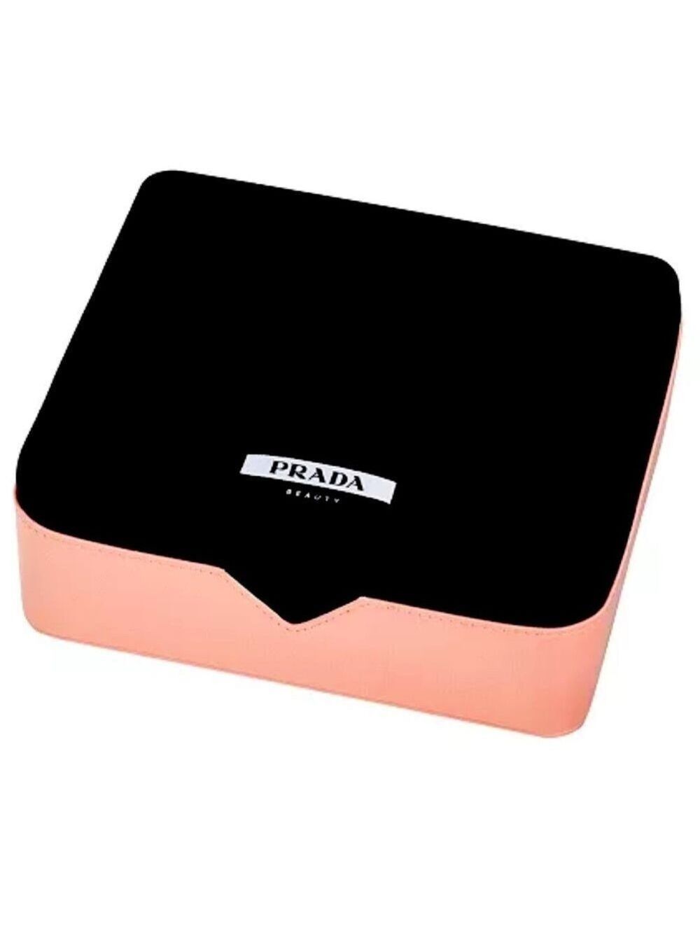 Prada Beauty Paradox Pouch Makeup Box Bag Black Pink New Authentic